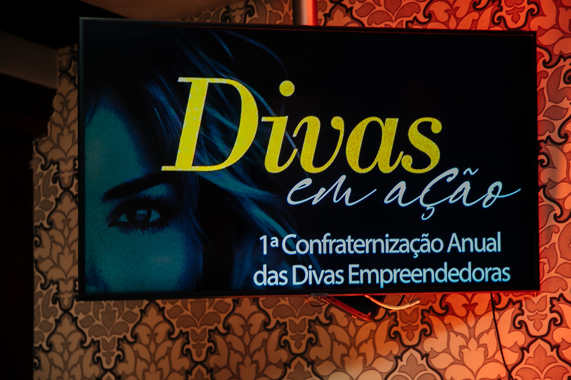 Identidade visual do encontro Divas em Ação