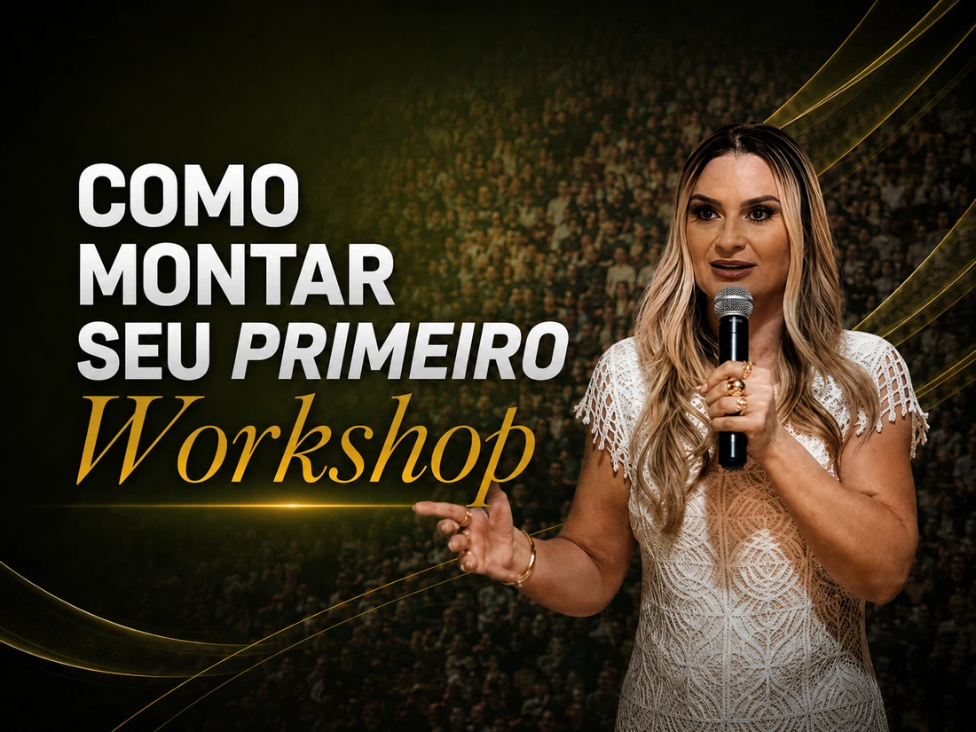 Workshop Como montar seu primeiro workshop, com Alessandra Tezza no palco